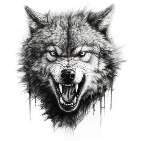 werewolf tattoo|snarling wolf tattoo designs.
